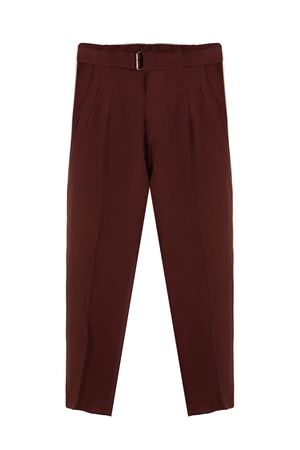Pantaloni misto cotone bordeaux YES LONDON | XP3378BORDEAUX